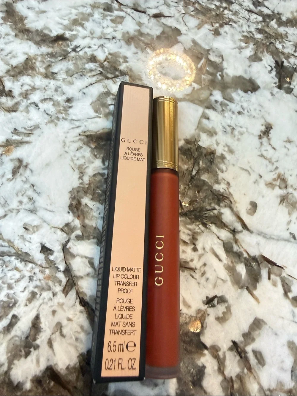 Gucci Women NEW Janet Rust 505 Matte Liquid Lipstick Designer Beauty